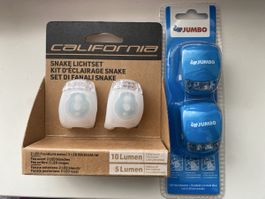 Fahrradlicht Set California Snake LED neu