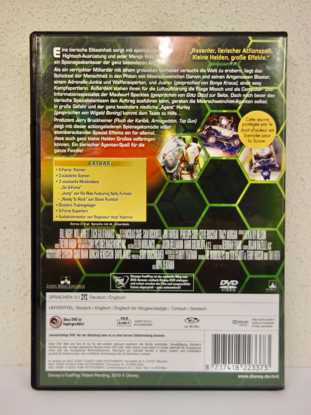 Tutti i DVDs: DVD G-FORCE - AGENTEN MIT BISS - WALT DISNEY – Nuovo (secondo la descrizione) da Kerzers venduto da wisaundso 1