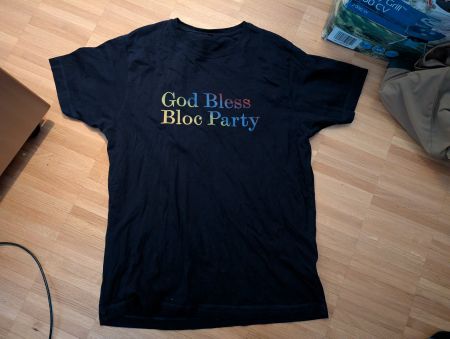 Bloc Party - God Bless Bloc Party T-Shirt L Official