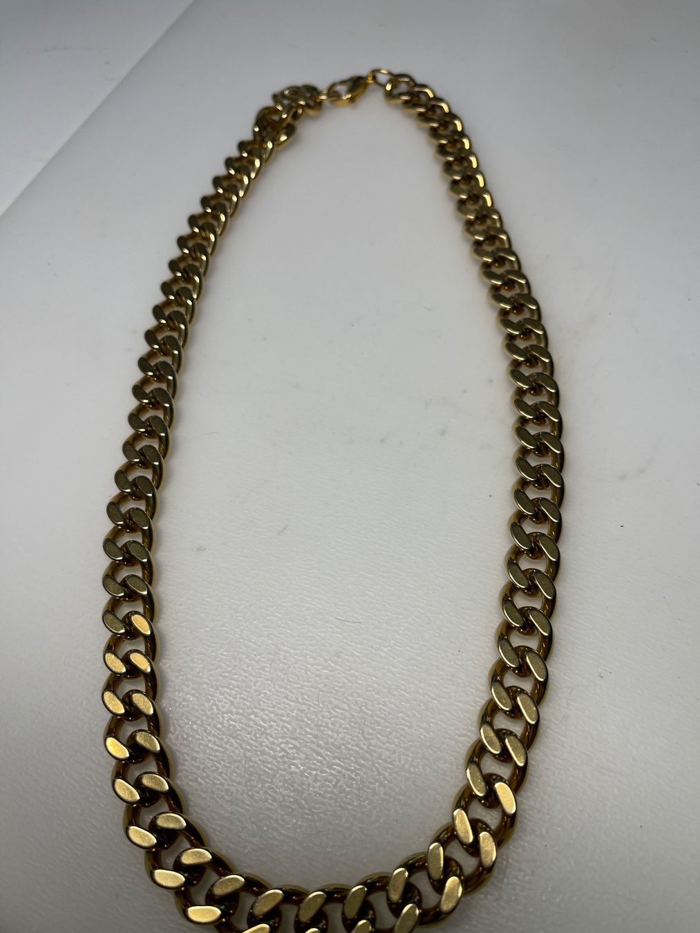 Catenine: Goldene Statement-Kette - Blickfang 58 Cm – Usato da Gutenswil venduto da yneB1943