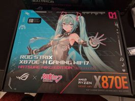 Neues ASUS ROG Strix X870E H Gaming Motherboard Hatsune Miku