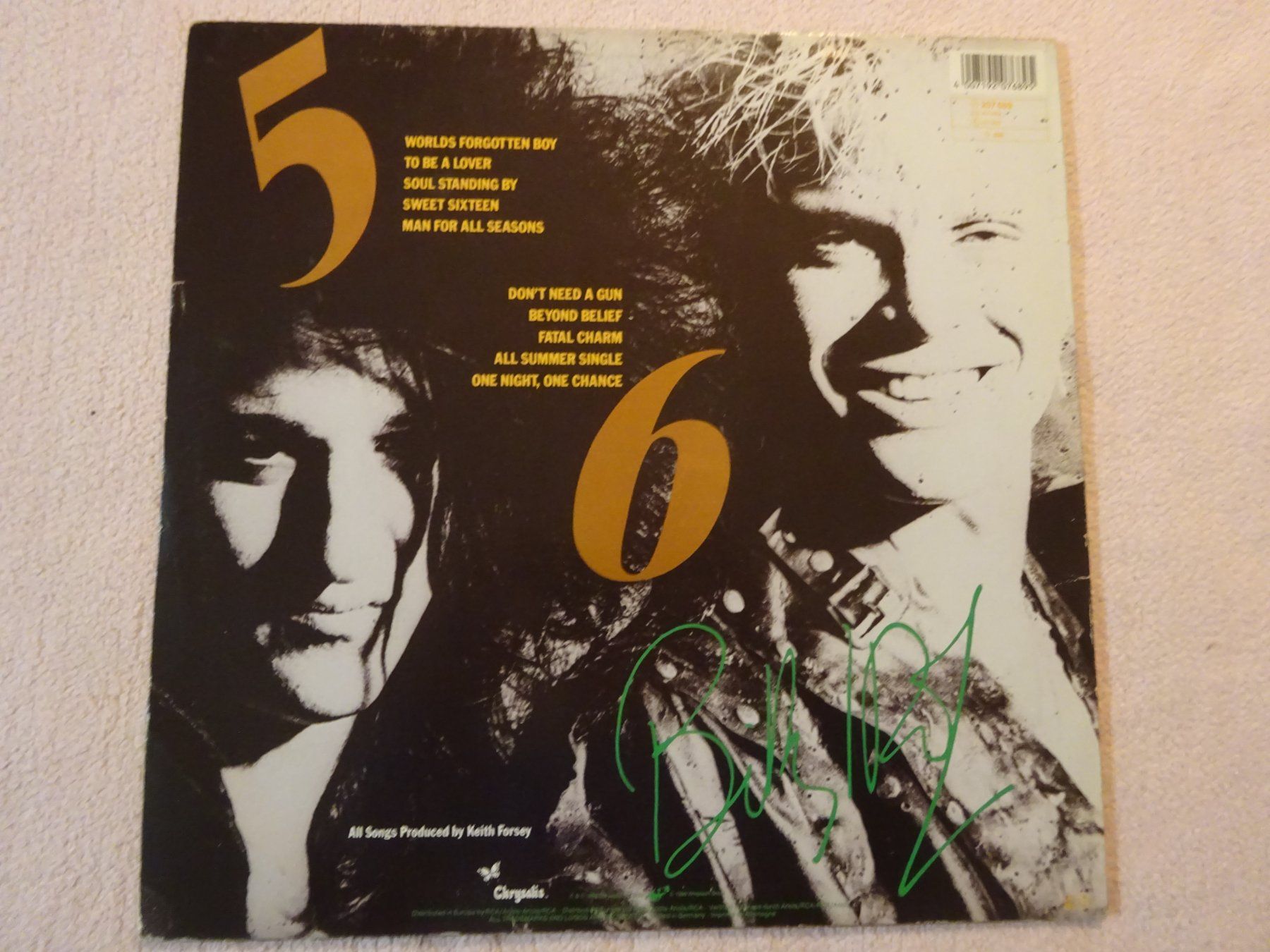 Dischi in vinile: BILLY IDOL ** WHIPLASH SMILE – Usato da Luzern venduto da xrayspex99 2