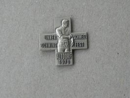 Abzeichen Innersch. Schwingfest Schwingen  Altdorf 1970 Uri