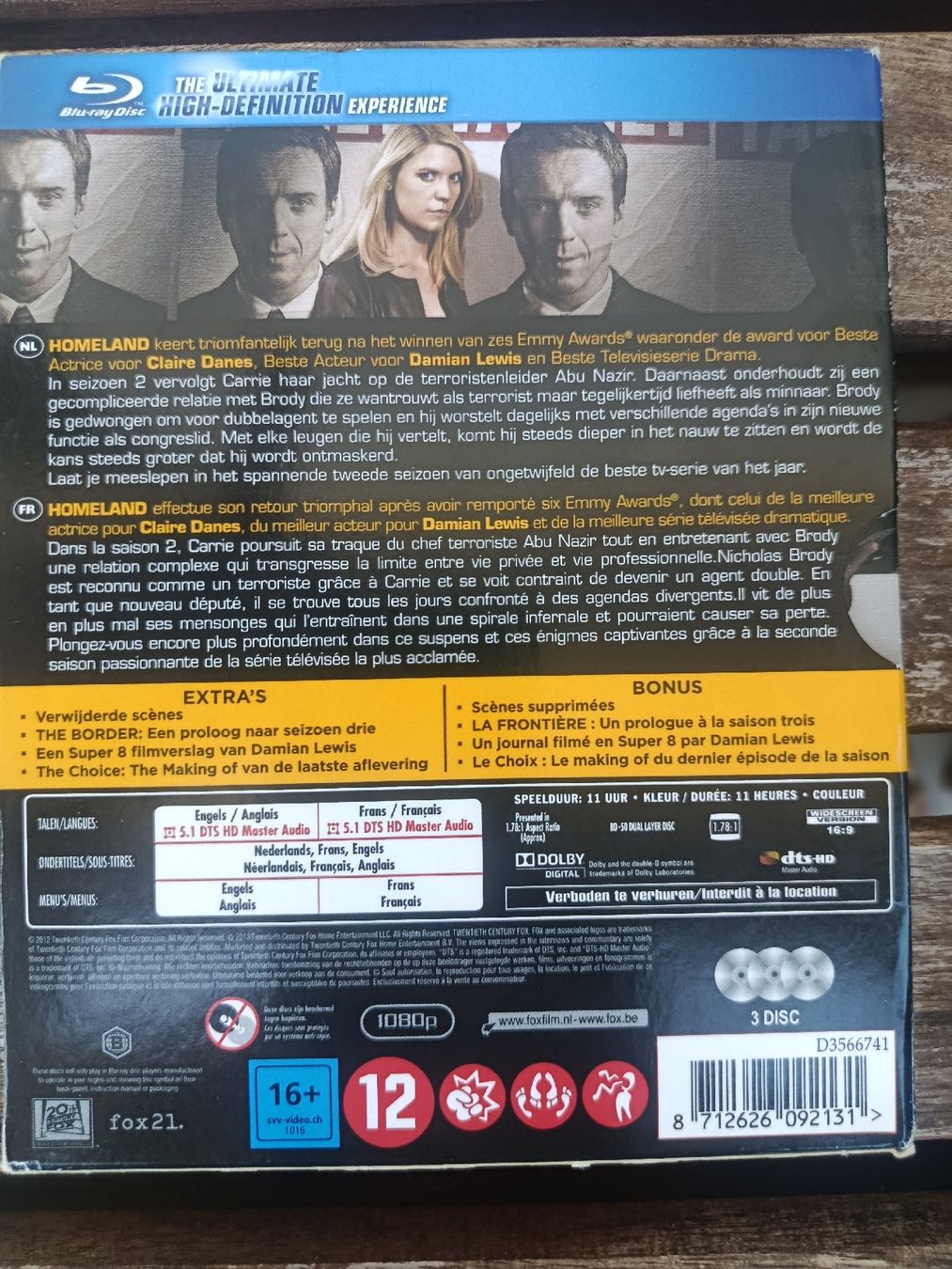 Alle DVDs: Homeland Saison 2 Blu-ray  – Gebraucht aus Gingins von Demonseed 1