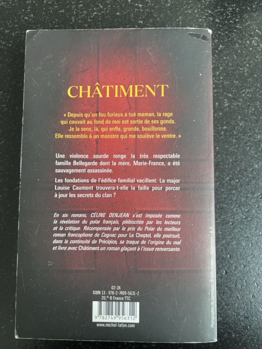 Livres: Livre Châtiment de Céline Denjean – D'occasion à Orsières par far_5lp2 1