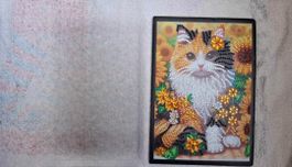 Carnet de notes diamond painting chats neufs/Notizbuch Diam