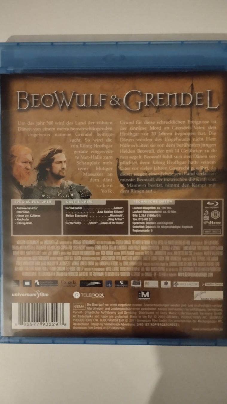 Alle DVDs: BEOWULF & GRENDEL BLU-RAY – Gebraucht aus Basel von Bal-Sagoth 1