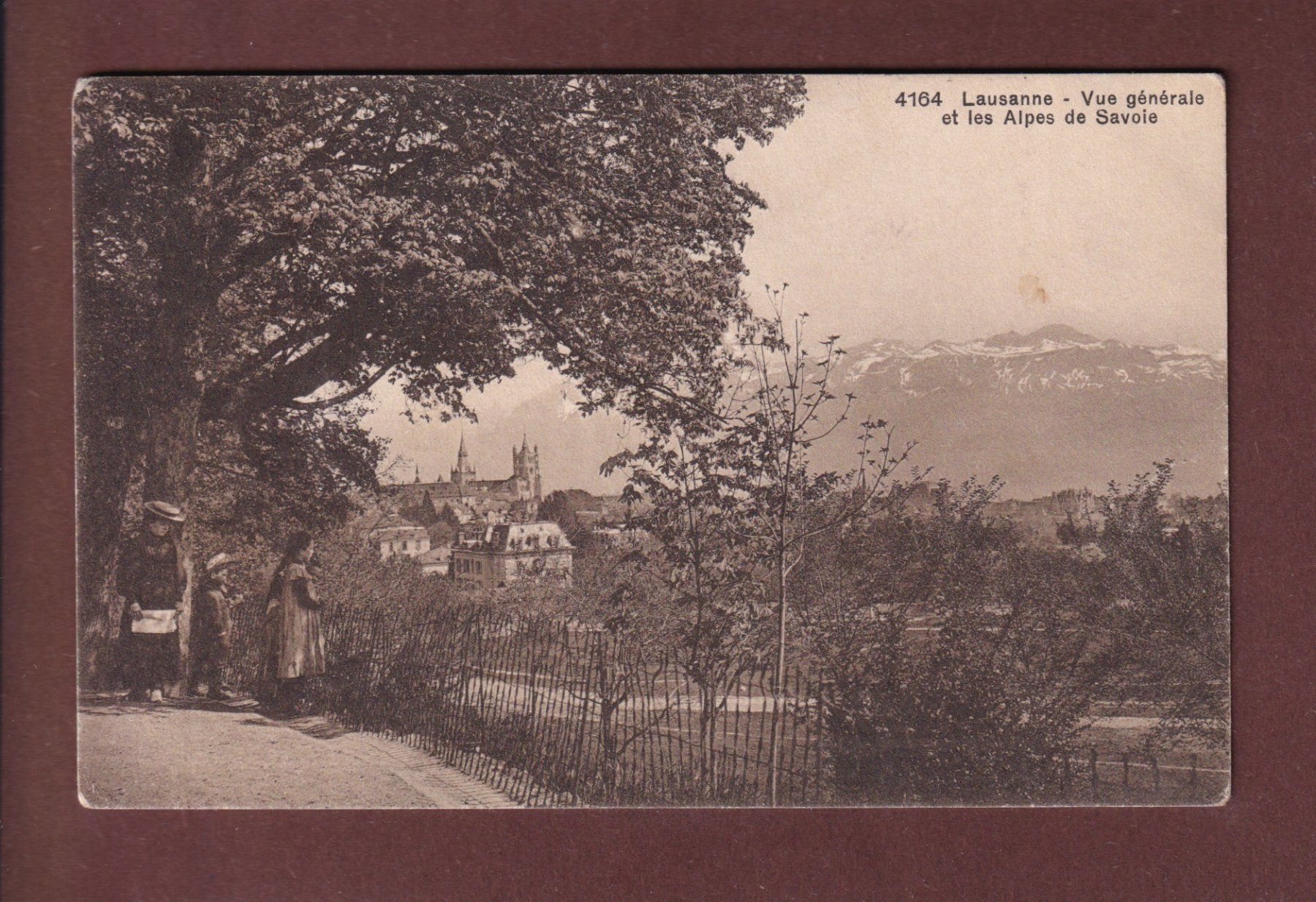 Cartoline postali: LAUSANNE et les Alpes - 1913 – Usato da Pully venduto da nicecards