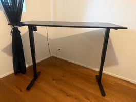Stehpult 70x140 schwarz höhenverstellbar sehr guter Zustand