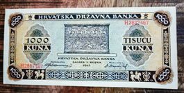 Kroatien 1000 Kuna 1943