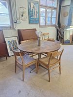 Mid Century Esstisch, Vintage, Metallgestell