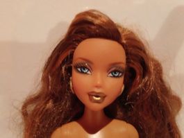 Barbie Puppe Mattel 1999 großer Kopf China Dunkelhäutige