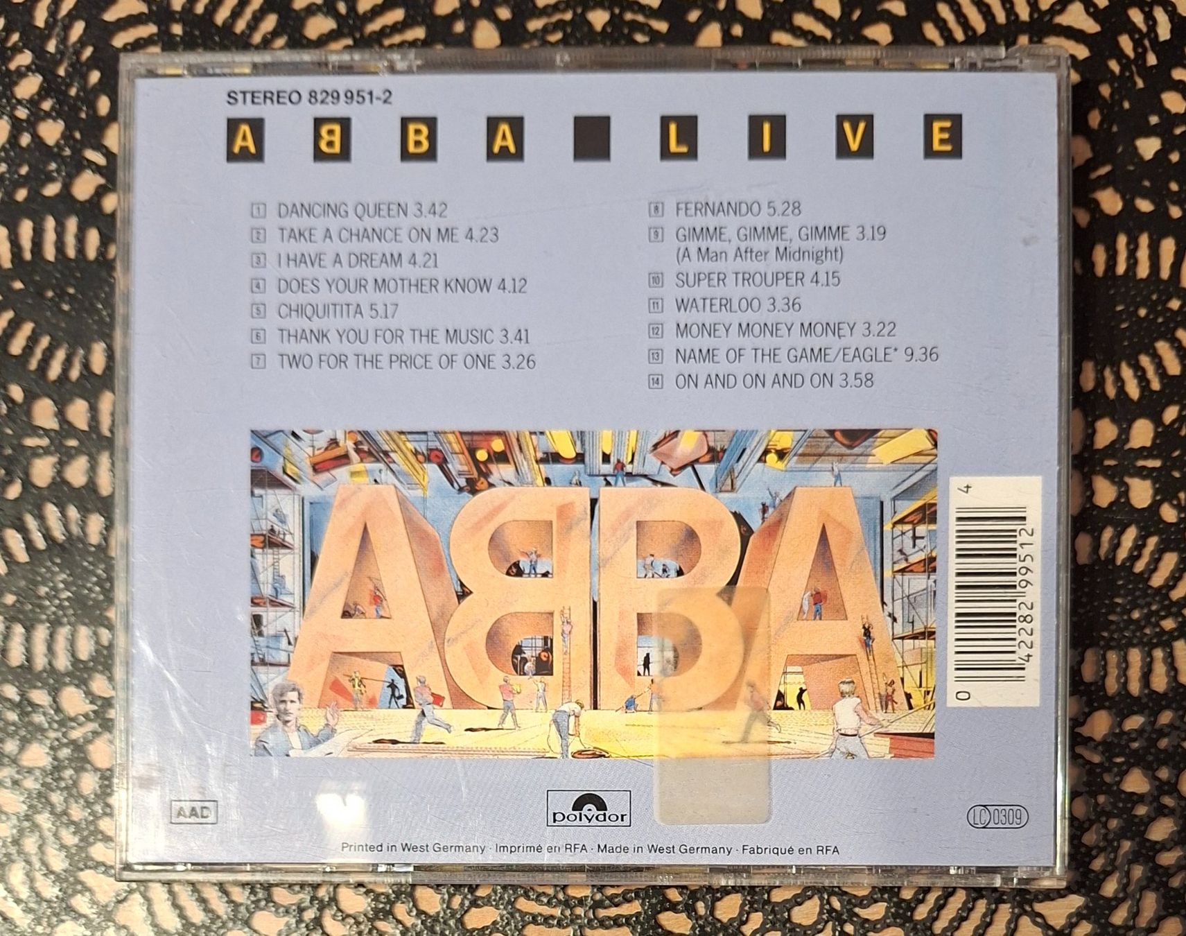 CD: ABBA - Live, SWE Pop CD Album 1986 – Usato da Schönenberg TG venduto da Gregordini 1