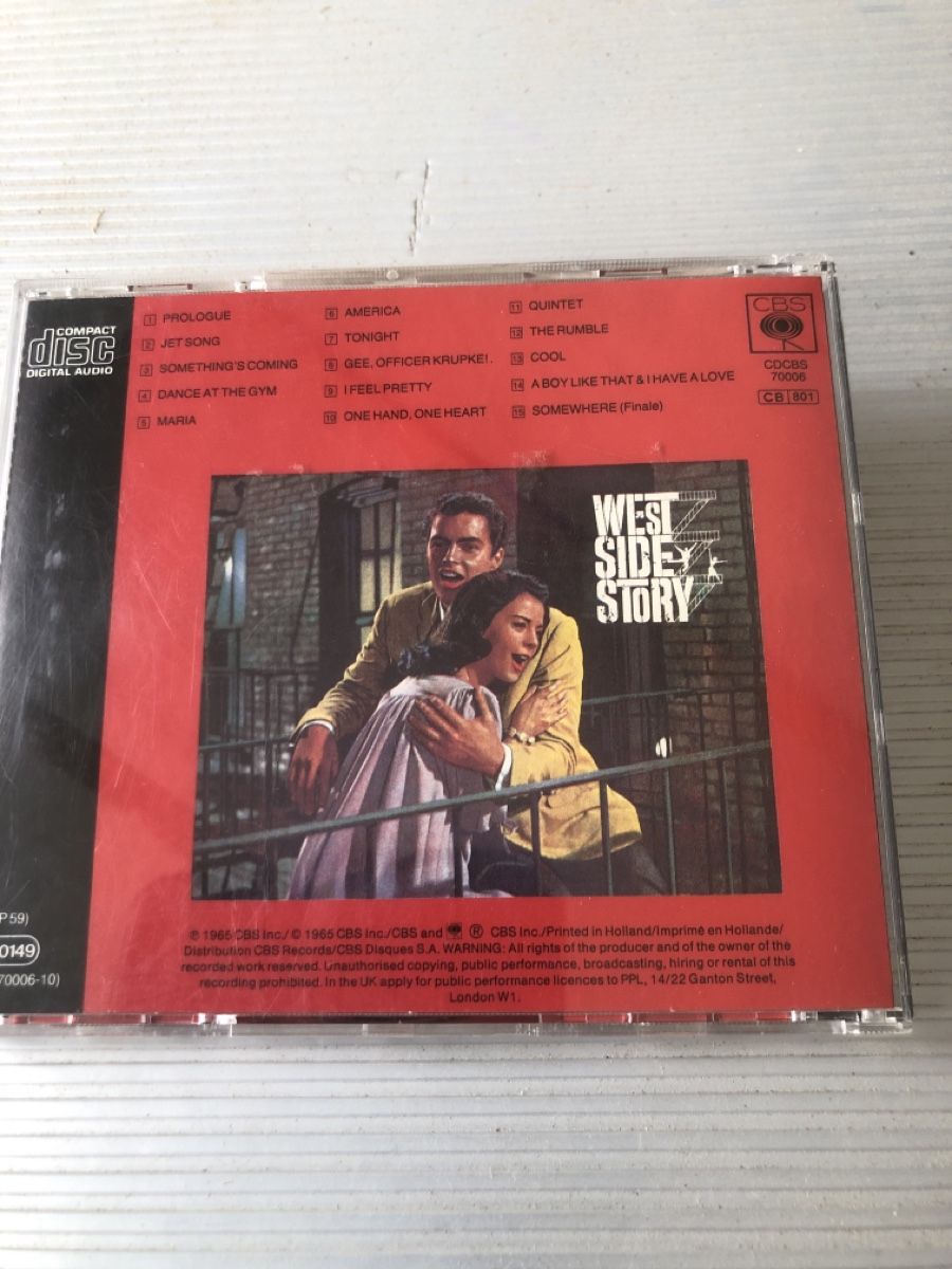 CD: West Side Story Original Soundtrack CD gebraucht – Usato da Flaach venduto da rubo7 1