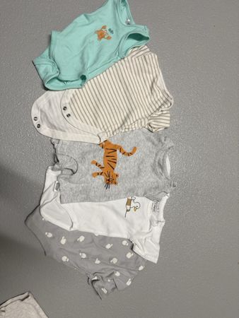 Baby body suits newborn summer set