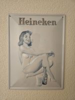 Blechschild Heineken Pinup Girl Deko Retro Vintage 30x40cm