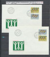 1971 "Jugend und Sport", Zusammendrucke, FDC (4 Briefe)
