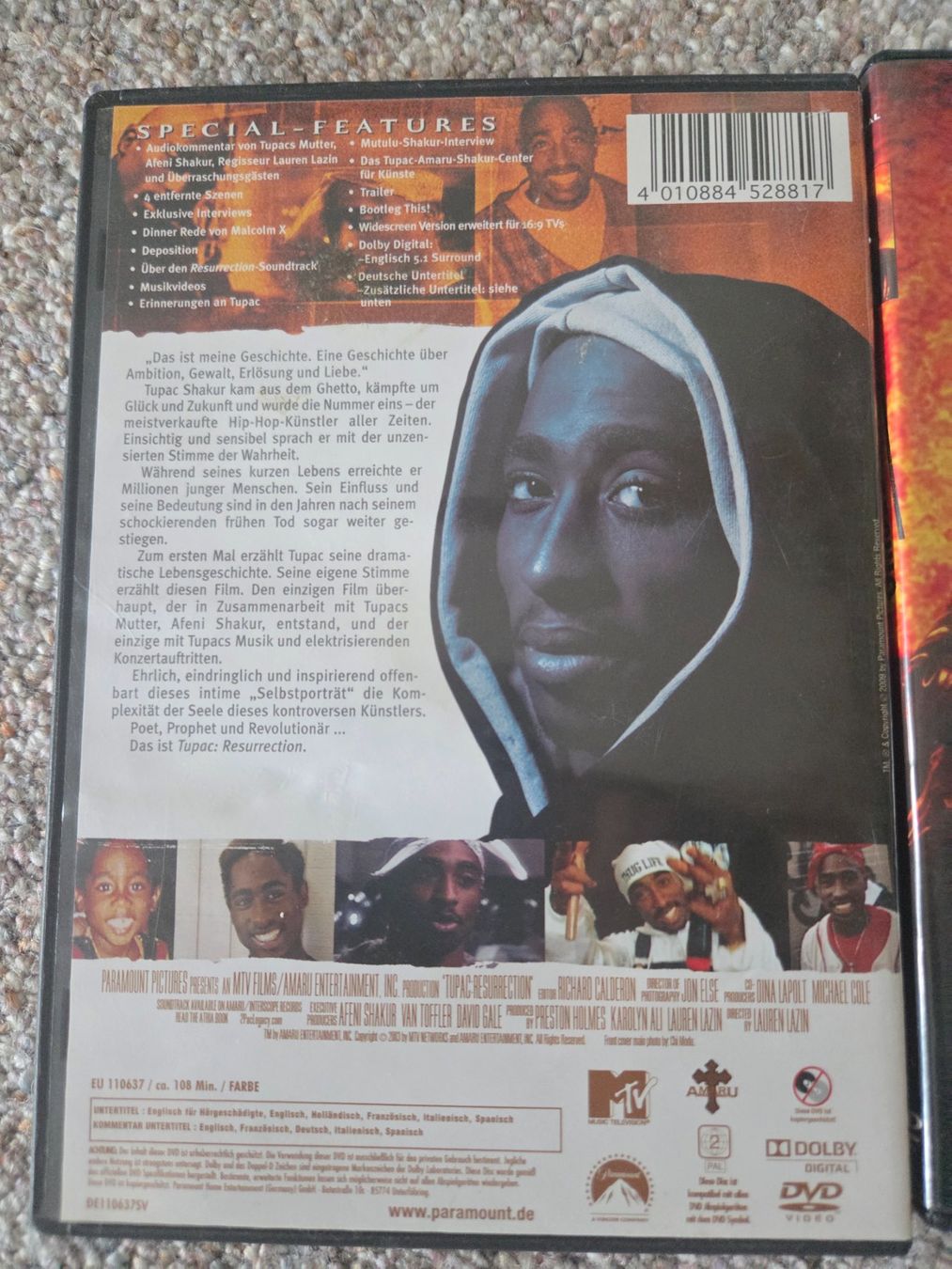 Tutti i DVDs: 2pac Special DVD – Usato da Elgg venduto da Darkvoid1991 1