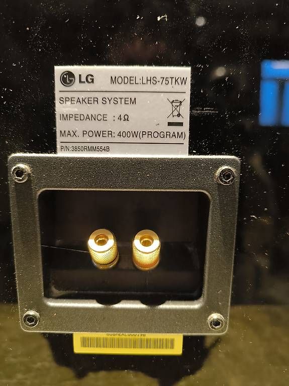 LG Home cinéma: Subwoover LG LHS-75TKW – D'occasion à Buochs par Paedi_driver 2