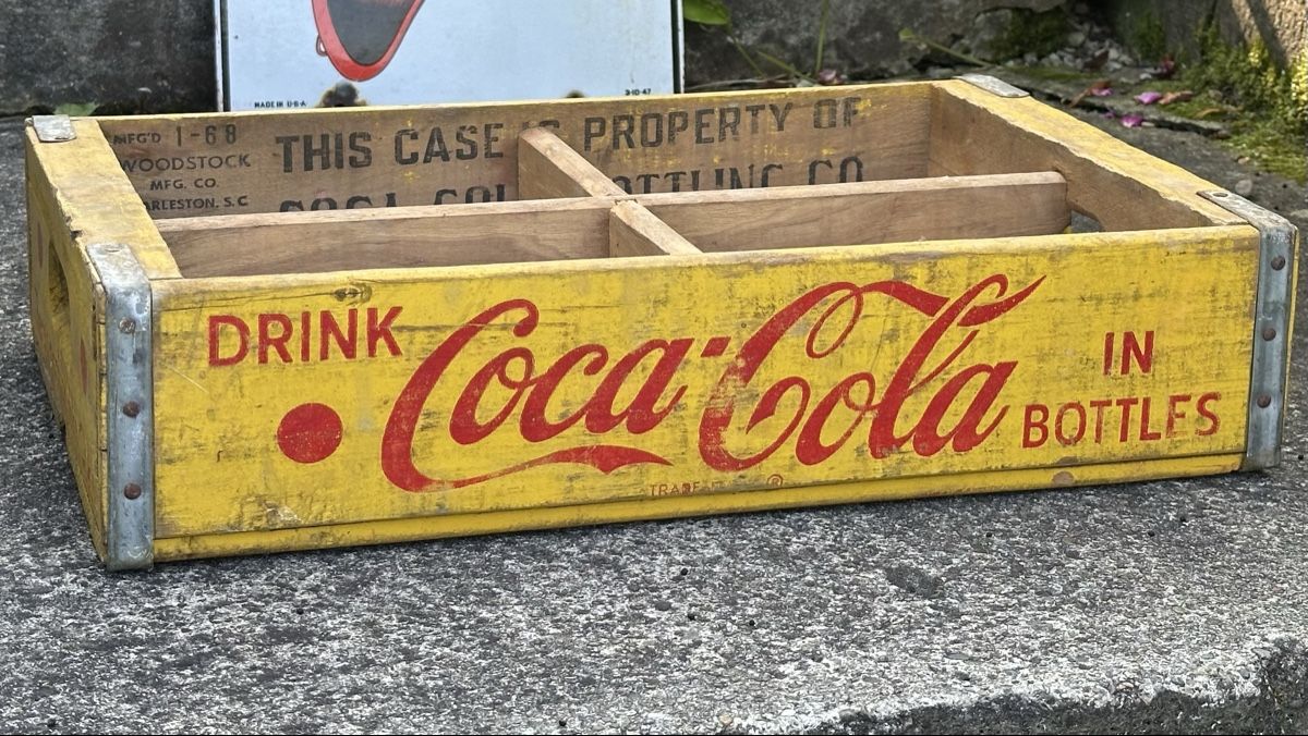Casse di trasporto: Coca Cola Holzkiste 1960 – Usato da Muttenz venduto da topi68