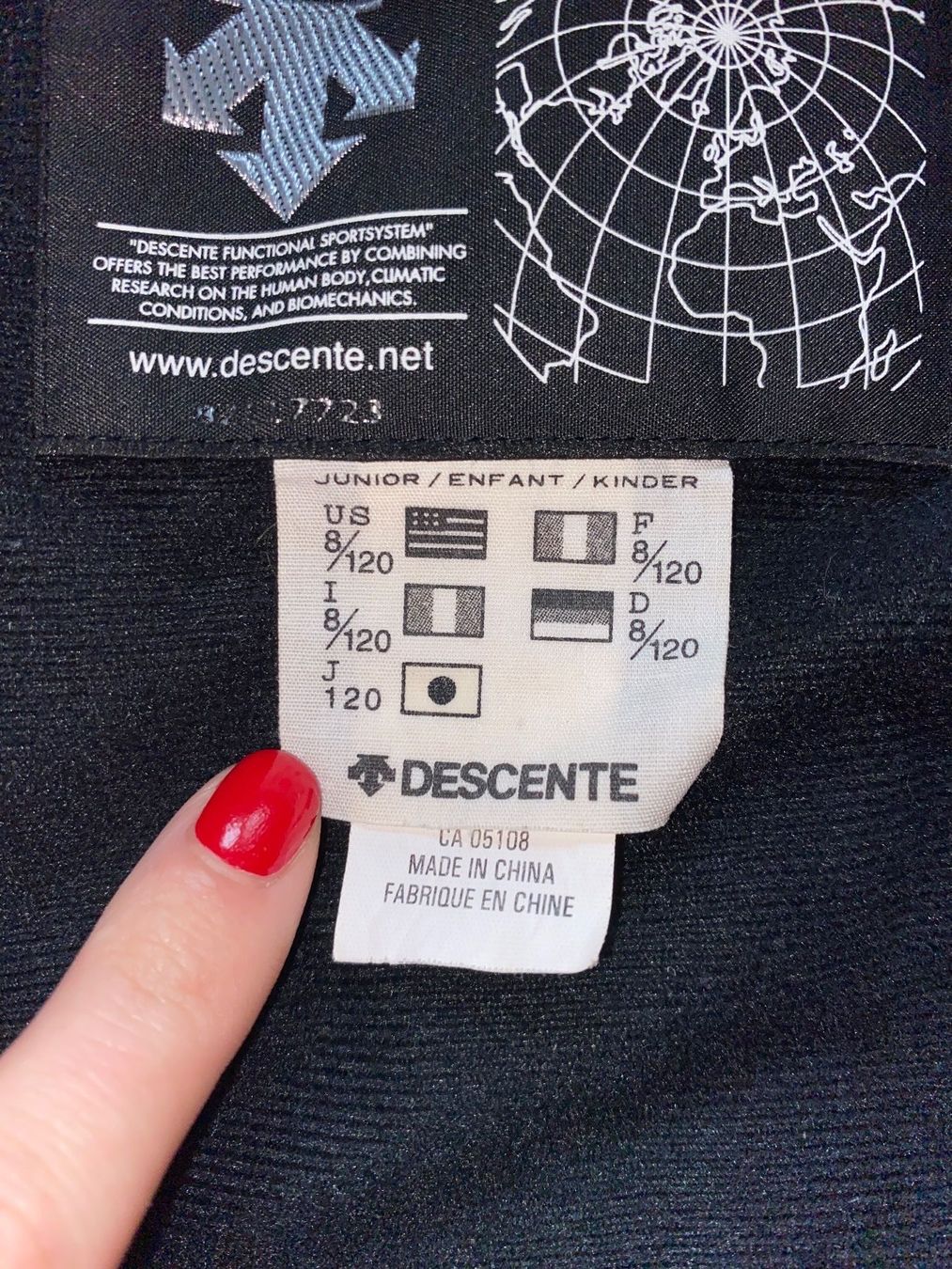 Completi: Descente Ski/Snowboard Jacke Kinder rot/orange – Usato da Altendorf venduto da Jeshy15 6