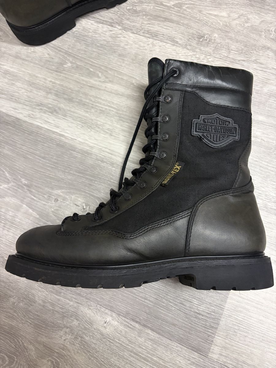 Harley-Davidson Herrenschuhe: Harley-Davidson Gore-Tex Stiefel, Gr. 44 – Gebraucht aus Hettlingen von robby_rob