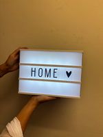 Batterie Licht Box mit Buchstaben