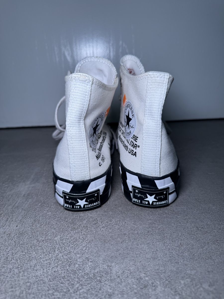 Off-White Scarpe da uomo: Off-White x Converse Chuck 70 "Stripe" – Usato da Muraz (Collombey) venduto da k.lr 1
