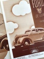 Ford - 2 Alte Werbungen / Anciennes publicités 1938