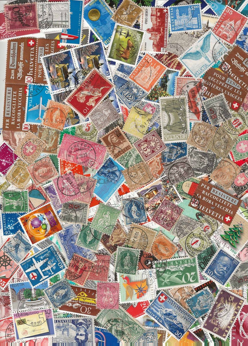 Tutti i francobolli: VR01 - 30 gr. timbres CH en vrac – Nuovo e nell'imballaggio originale da Trélex venduto da Phil_Albert