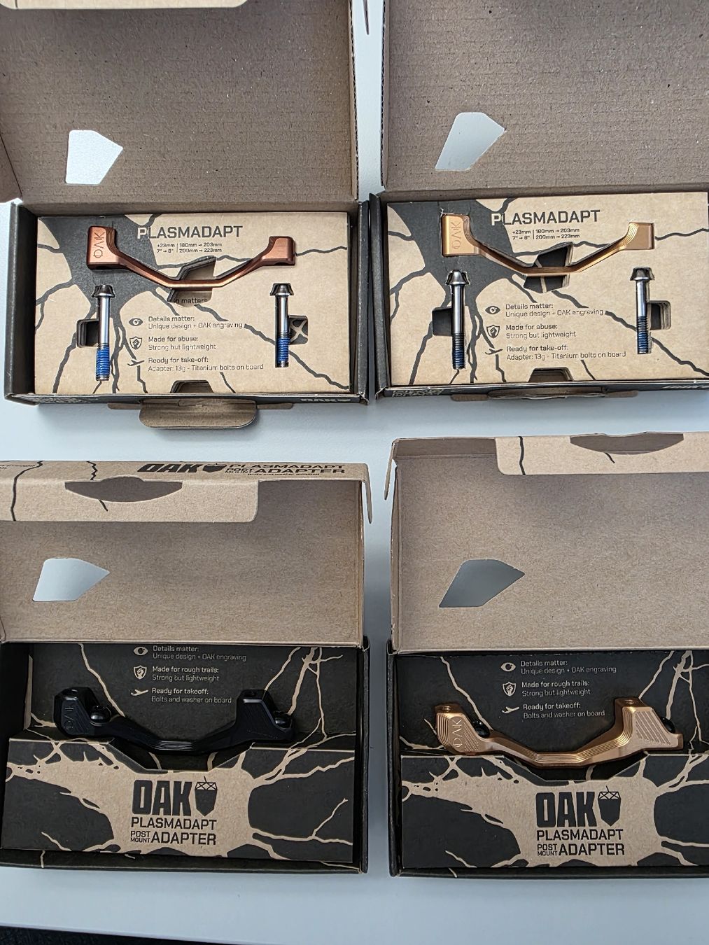 Pezzi di ricambio: Bremsscheibenadapter Velo von Oak PM-PM, Diverse – Nuovo e nell'imballaggio originale da Bassersdorf venduto da Zopzero 1