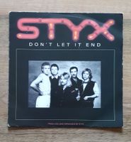 STYX Don't Let It End Vinyl Single 7" guter Zustand
