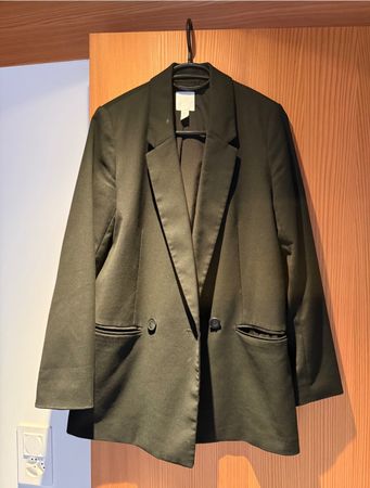 Weiter Blazer in Schwarz von H&M (Gr. XS)