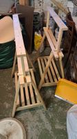 2 Holzböcke Sägeböcke Werkstattböcke neuwertig