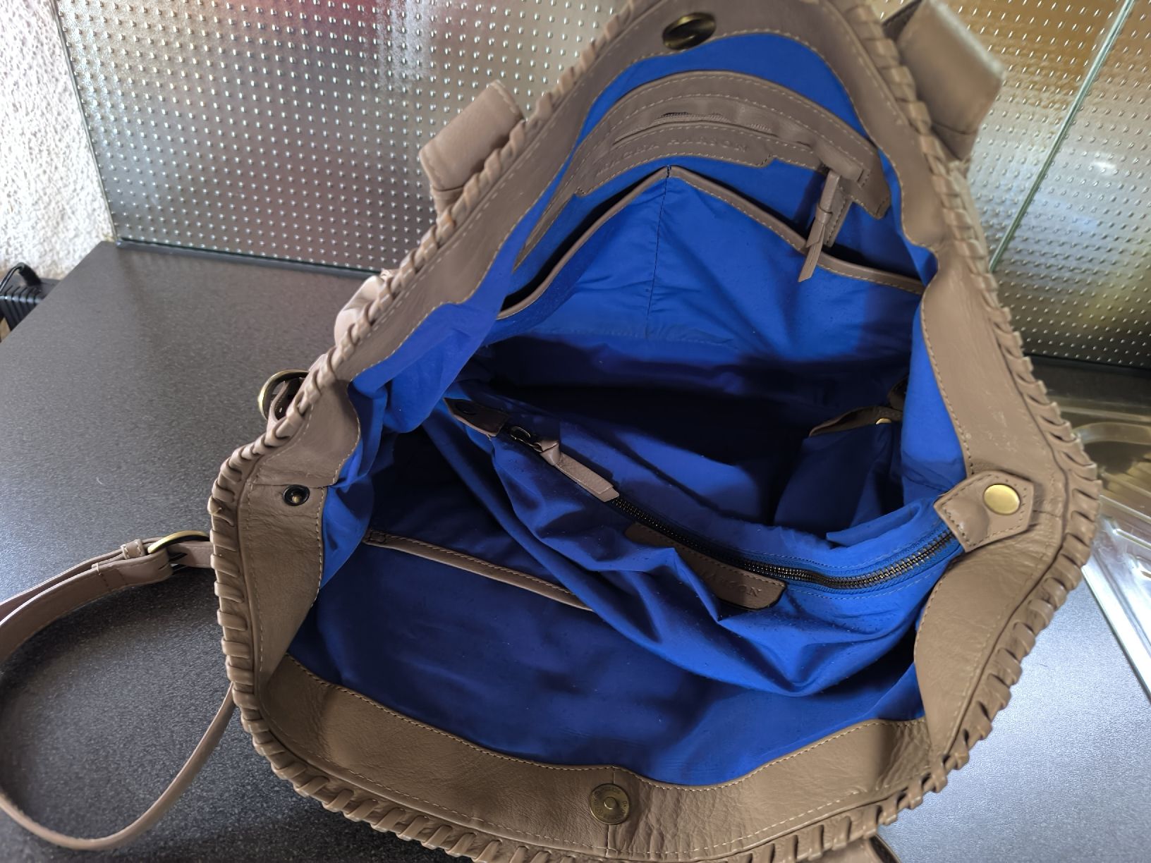 Borse da donna: Leder Shopper/Tasche taupe – Usato da Schaffhausen venduto da gab_v5qf 4