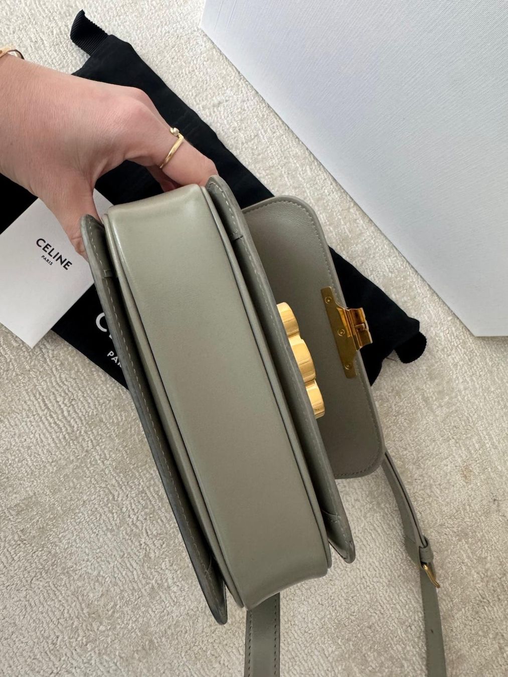Celine Borse da donna: Céline Triomphe Bag (Shoulder Bag) – Usato da Zürich venduto da Lauri.M 5