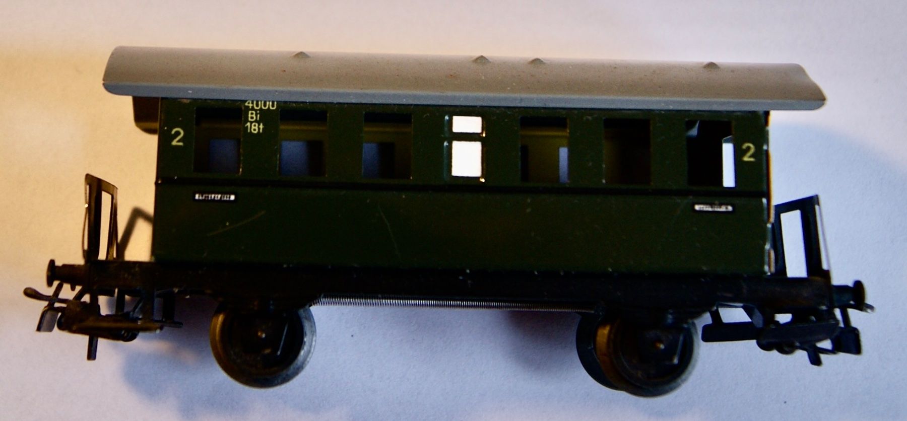 Märklin Modelleisenbahnen: 4 Wagons Marklin 4000.5, Bi 18t, 1958 – Gebraucht aus Morrens VD von alain50 2
