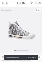 DIOR B23 High Top Sneakers s/w Gr. 38 - NP CHF 1‘050.00