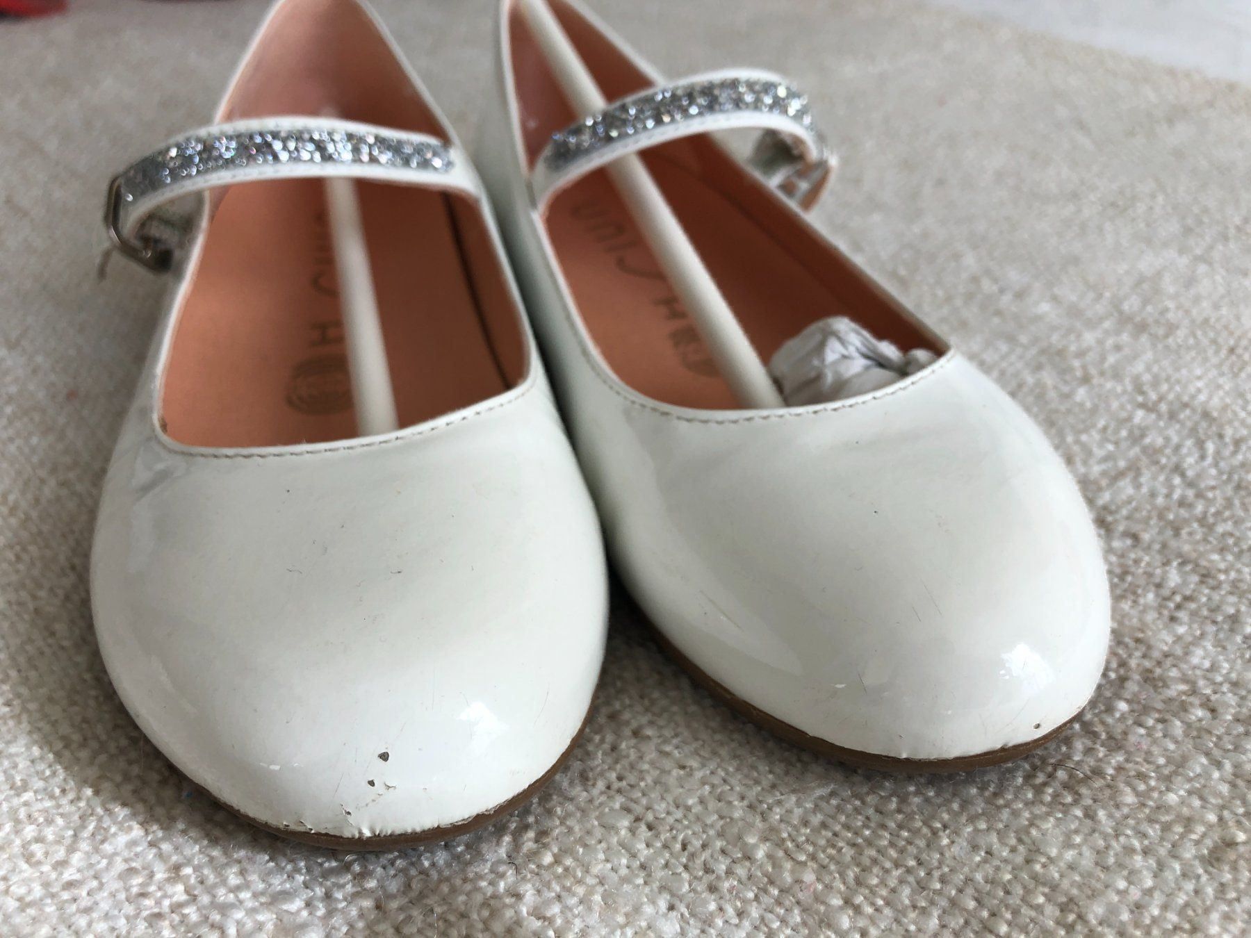 Scarpe per ragazze: Baillerinas MIT GLITZERBÄNDERN Gr 34 – Usato da Zürich venduto da poliveira 3