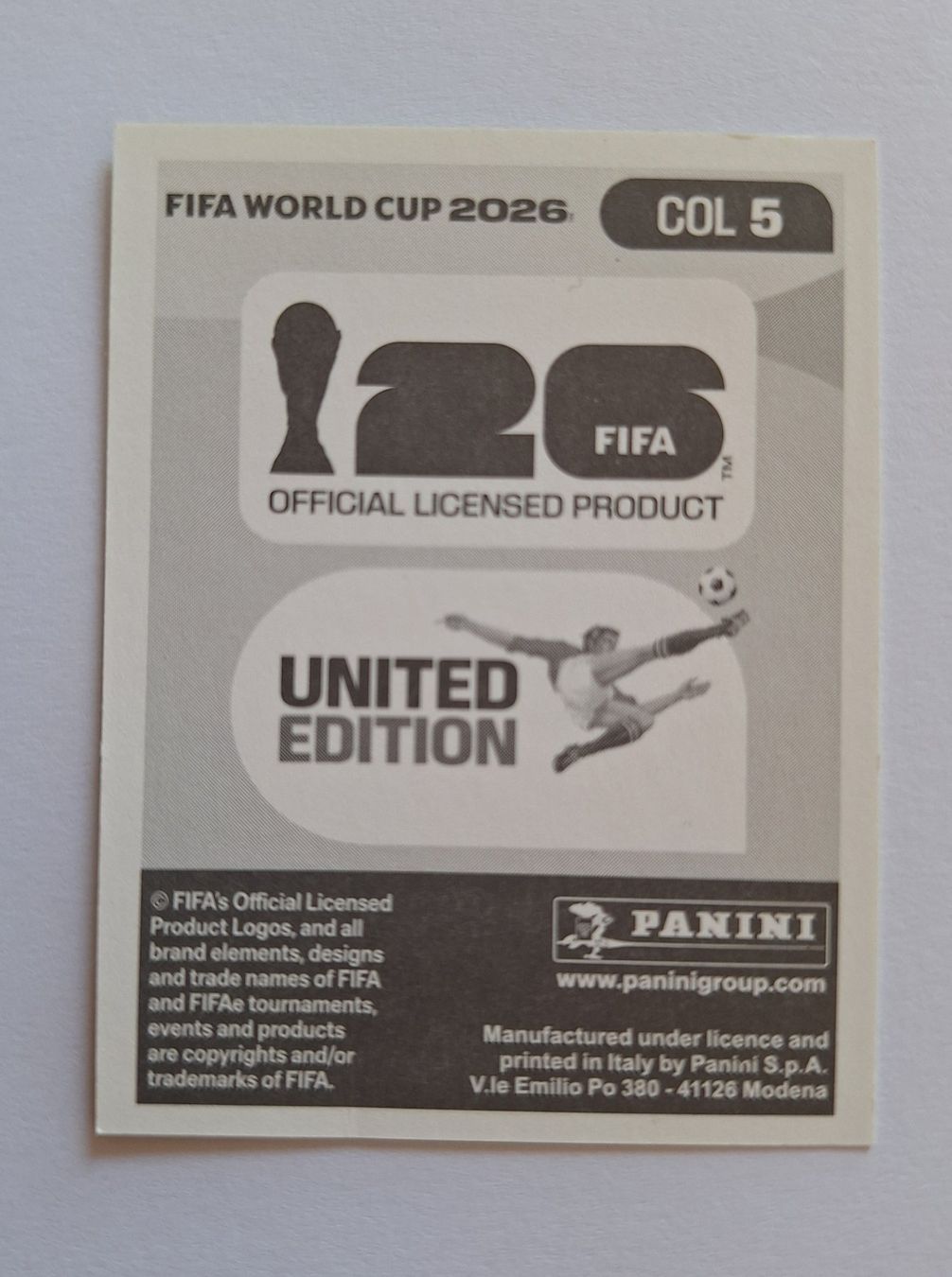 Panini Carte collezionabili: Panini Yerry Mina COL 5 – Nuovo (secondo la descrizione) da Romanens venduto da Crocette 1