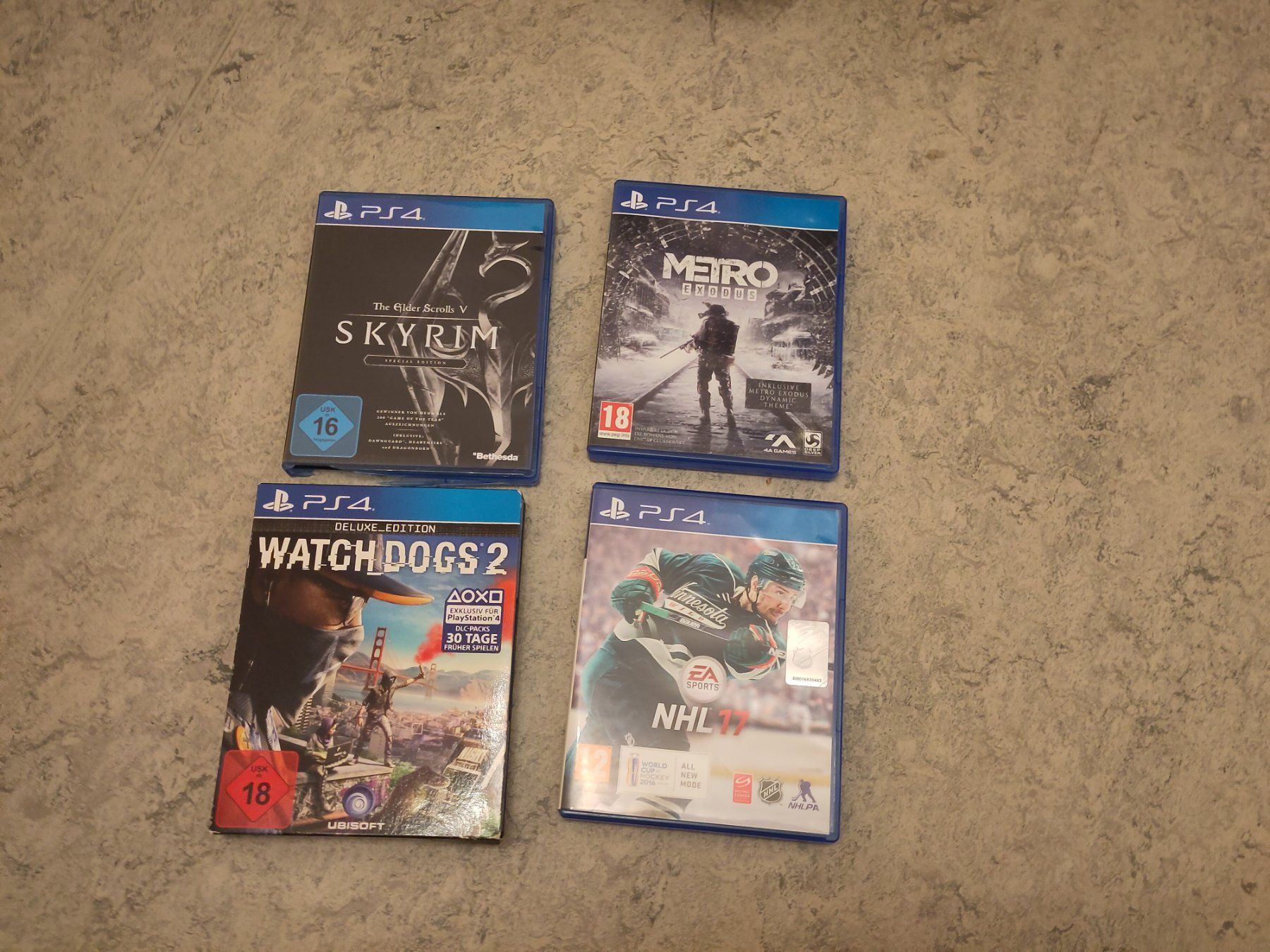 Spiele: 4 PS4 Games – Gebraucht aus Winterthur von dav_xf5f