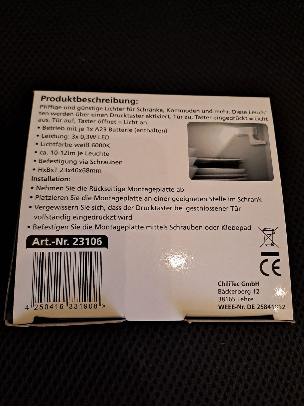 Lampade: LED Schrankleuchten – Nuovo e nell'imballaggio originale da Rothenburg venduto da 123odermatt 1