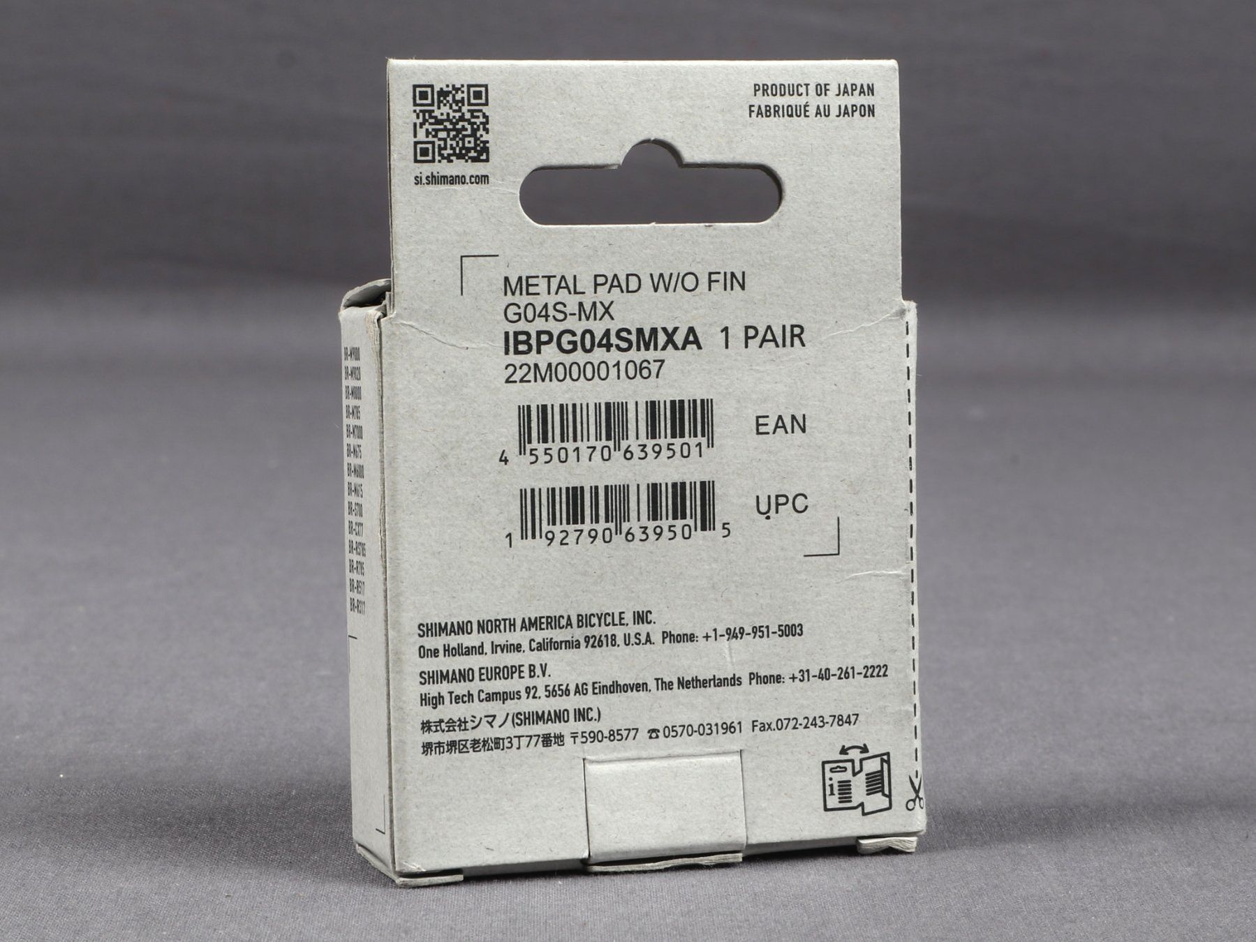 Shimano Ersatzteile: SHIMANO Scheibenbremsbeläge BP-G04S-MX – Neu (gemäss Beschreibung) aus Steinen von Restwert_Steinen 5