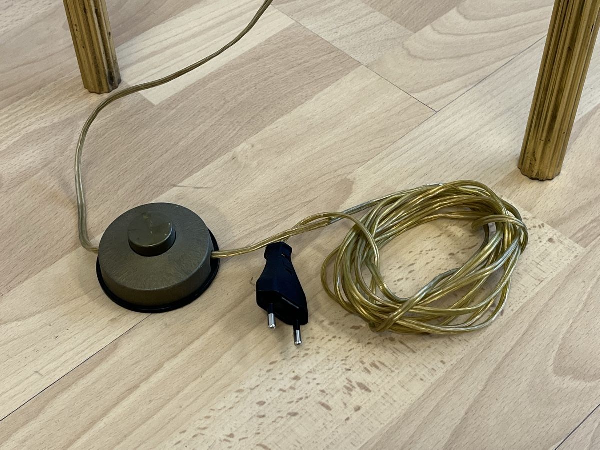 Lampen: Papyrus Stehlampe von Nucci Valsecchi 1970er, Messing – Gebraucht aus Horgen von Grizzly83 5