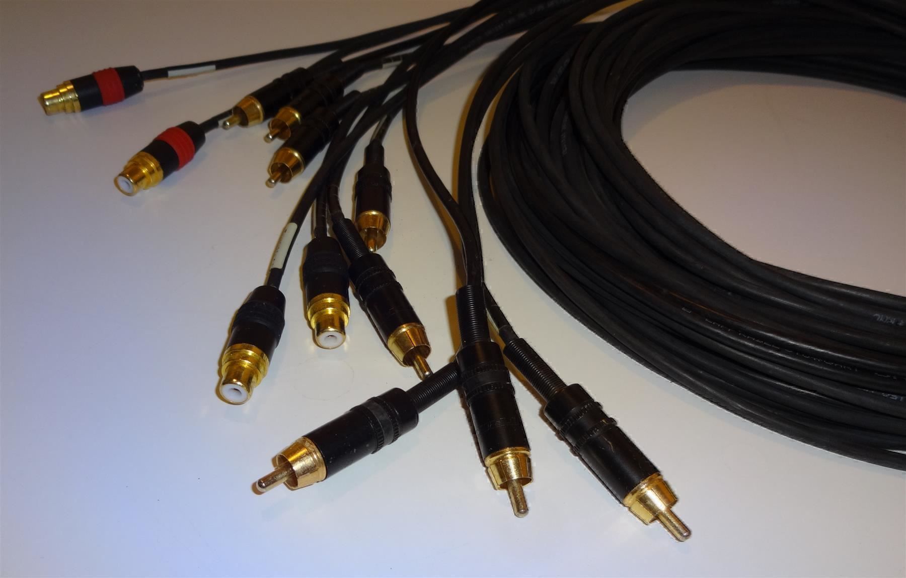 Elektronikbauteile: 19" Rackblende 1 HE Cinch - Cinchbuchsen – Gebraucht aus St. Gallen von WWL 4