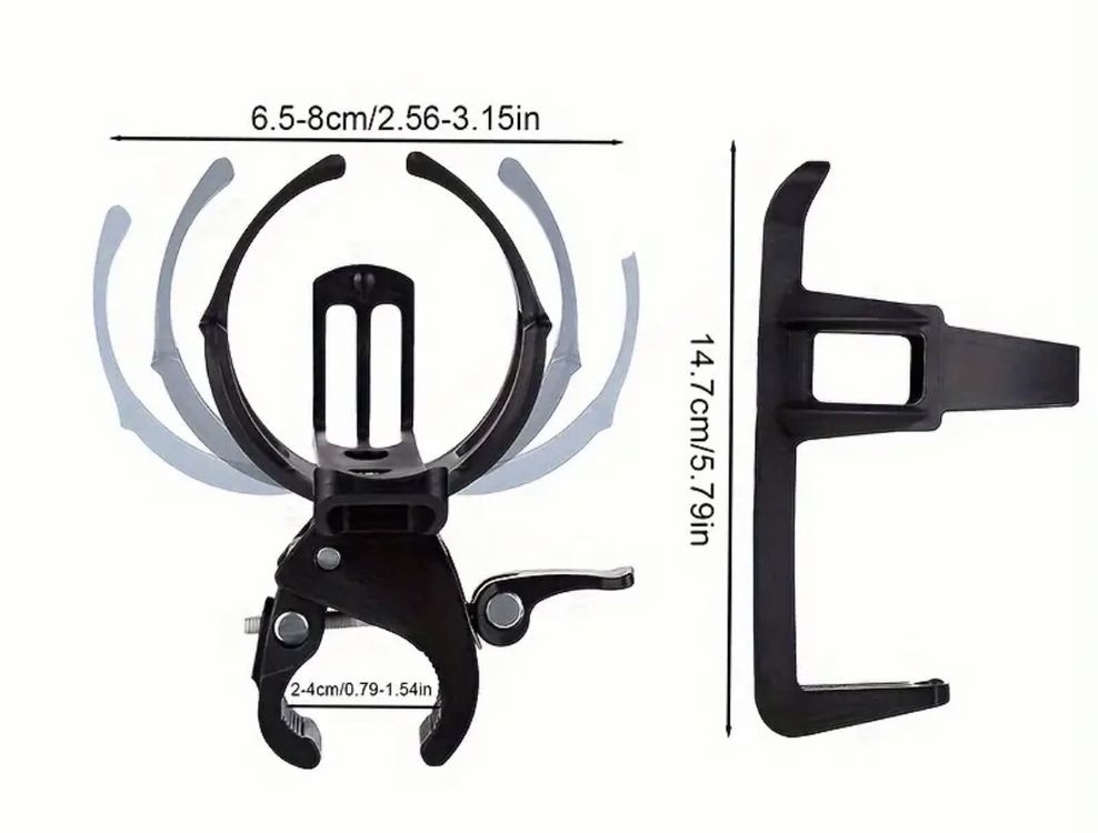 Tyenaza 3-Zinke Drehgelenk Klemme, Labor-Instrument, chemisches Dreiseacken- Klemme, Zinklegierung, Retort-Ständer, Kondensator-Halter (groß