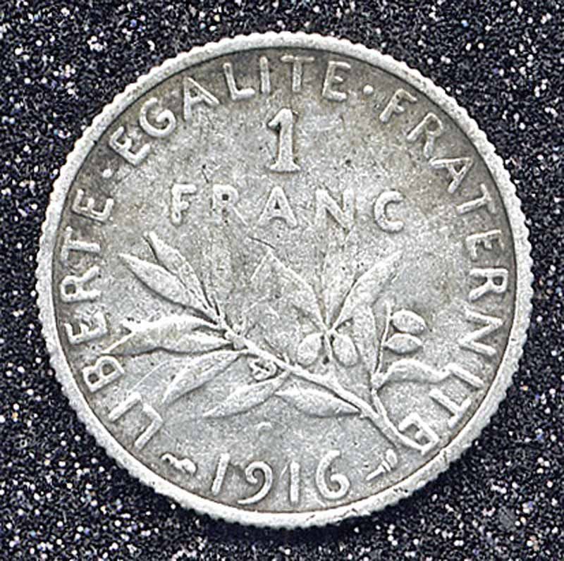 Toutes les monnaies: Münze FR Silber "1916" – D'occasion à Zug par BAMBI51 1