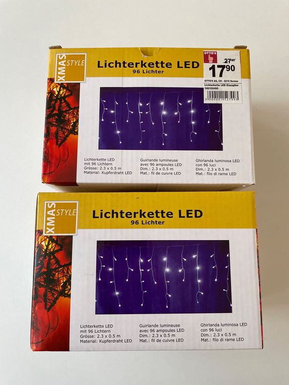 2 Stk. LEDLichterkette kaltweiss Kaufen auf Ricardo