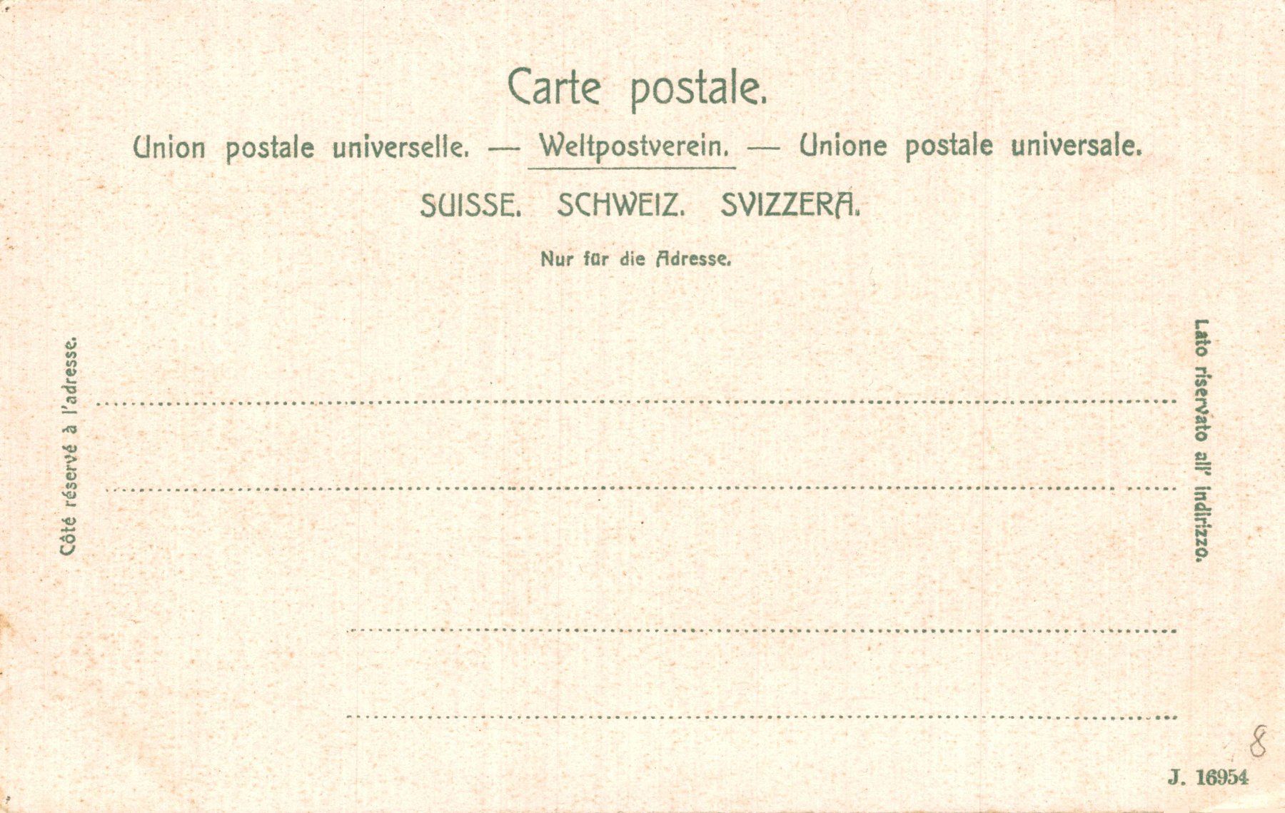 Ansichtskarten: St. Gallen. Cantine und Kaserne – Gebraucht aus Bronschhofen von Astore 1