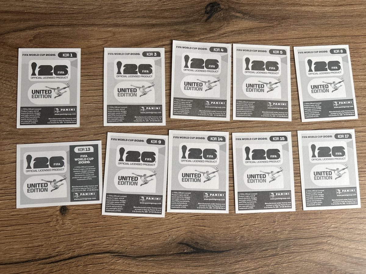 Panini Carte collezionabili: Panini WM 2026 Stickers Korea – Nuovo (secondo la descrizione) da Menznau venduto da Hetfield85 1
